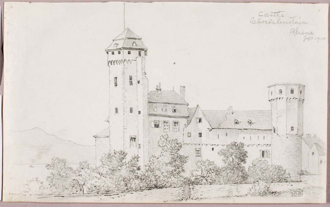 Castillo de Oberlahnstein, Rin de George Elbert Burr