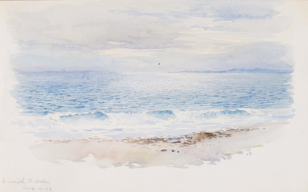 Criccieth, Gales del Norte, 1899 de George Elbert Burr