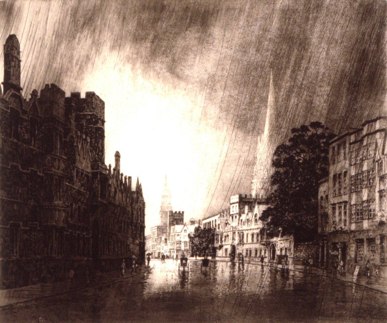 High Street, Oxford de George Elbert Burr