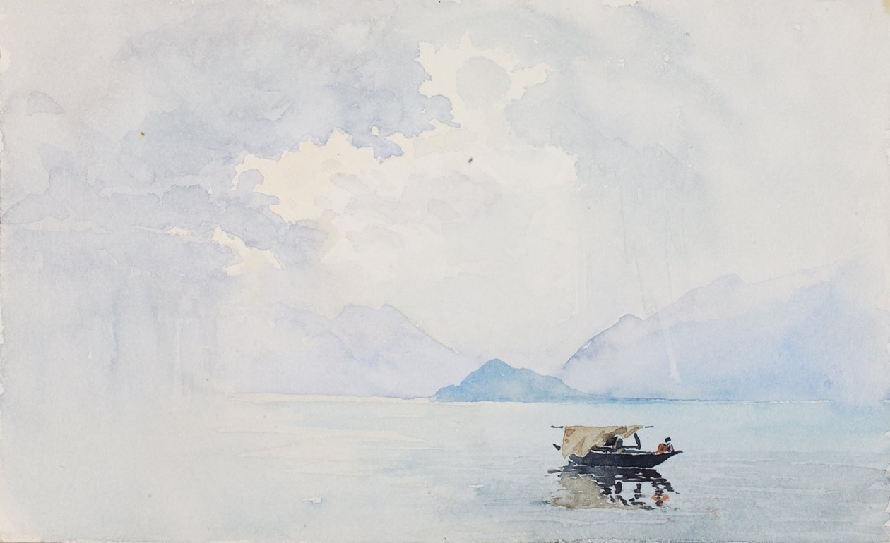 Lluvia, Bellagio, 1898 de George Elbert Burr