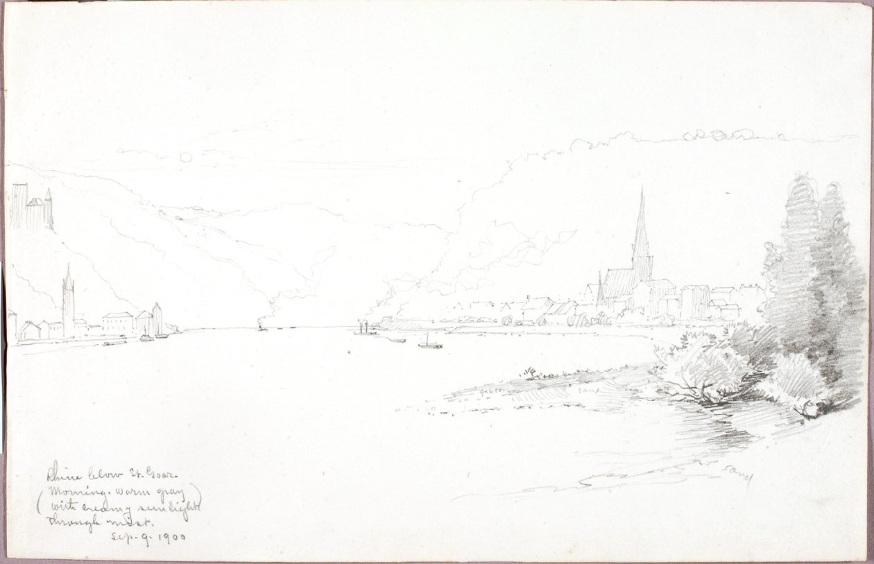 Rin bajo St. Goar de George Elbert Burr
