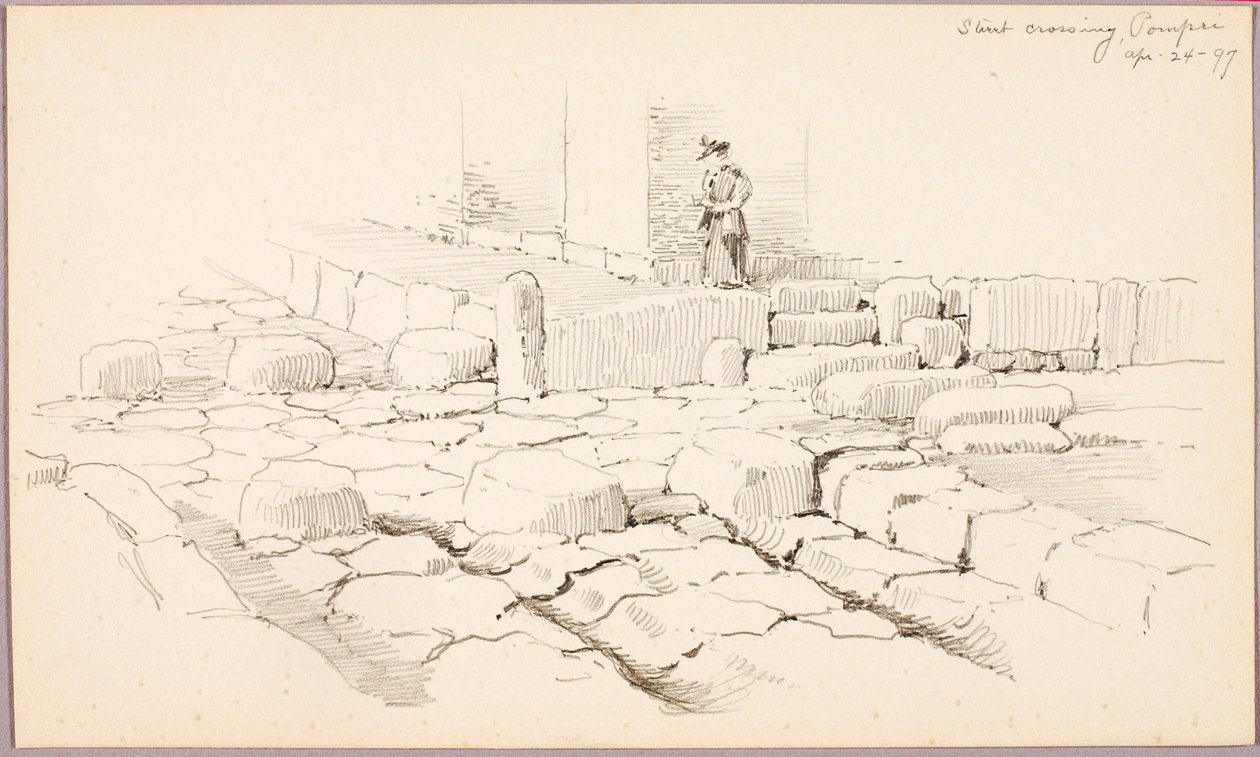 Cruce de calles, Pompeya de George Elbert Burr