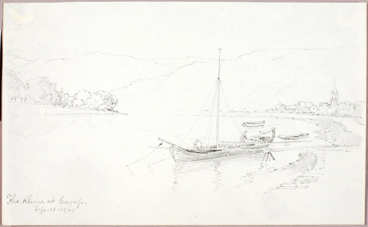 El Rin en el campamento de George Elbert Burr