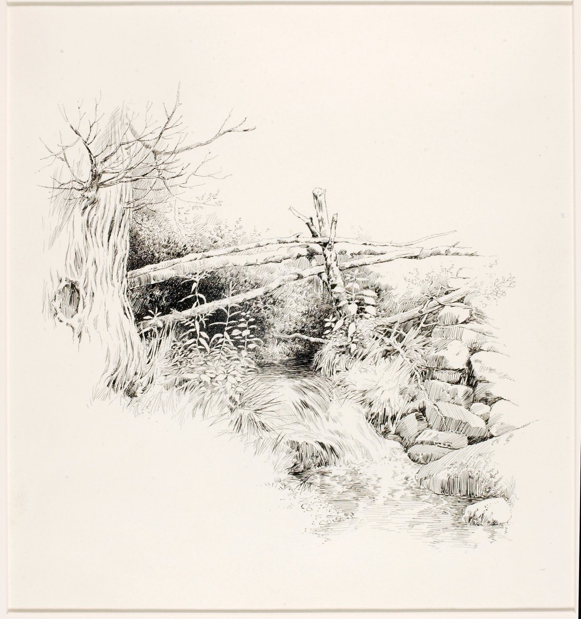 Sin título (Arroyo del bosque) de George Elbert Burr
