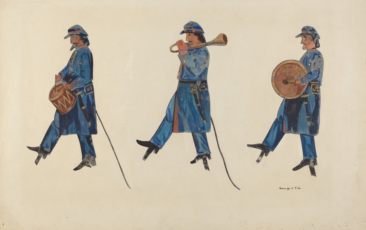 Soldados de la Guerra Civil de George File