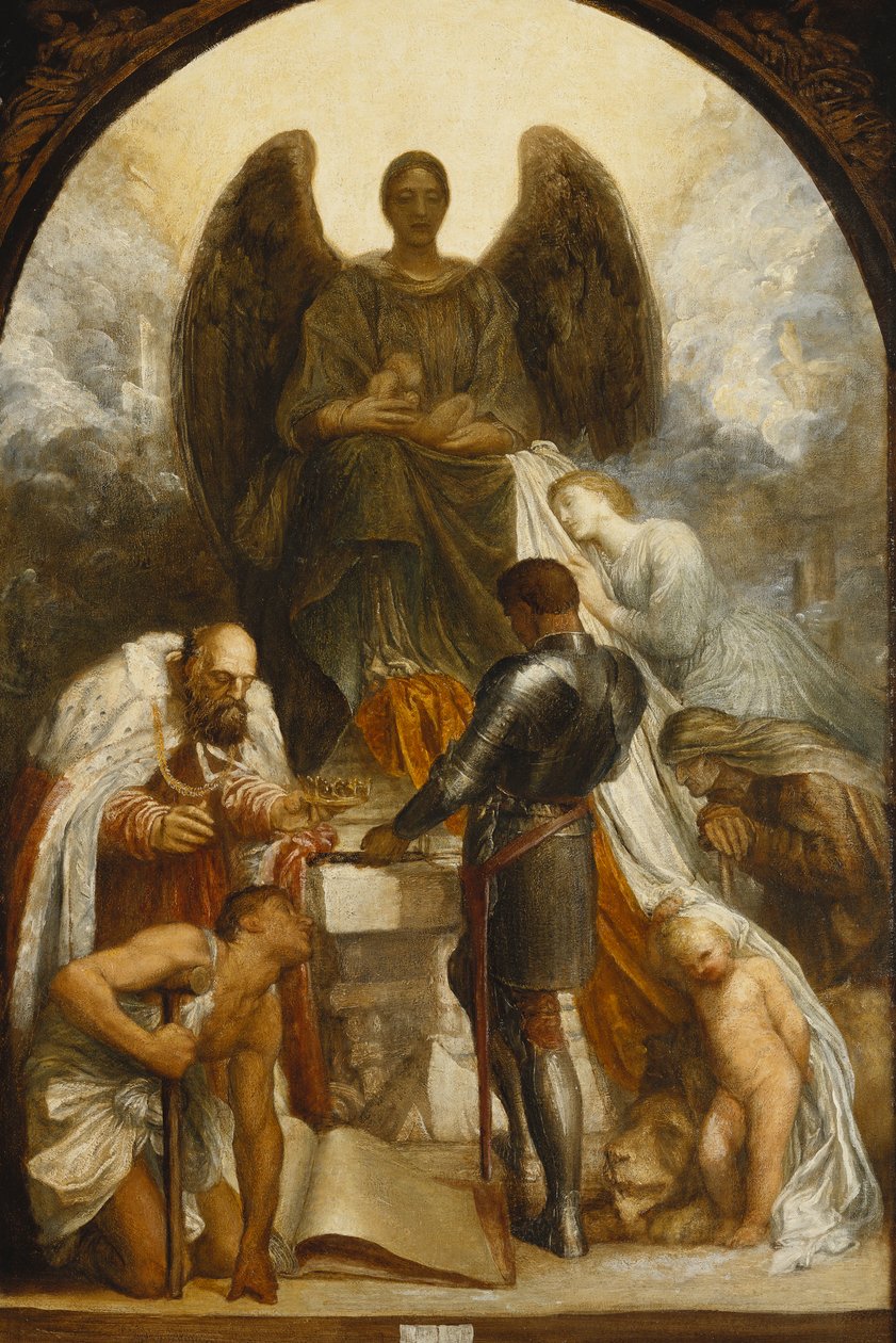 El ángel de la muerte de George Frederick Watts