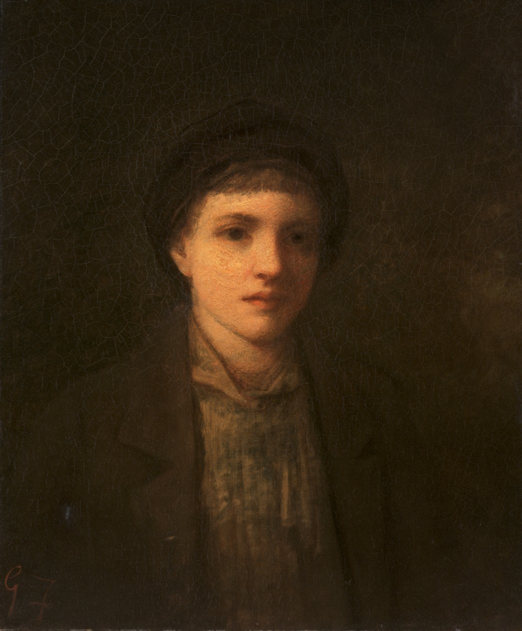 Cabeza de un niño de George Fuller