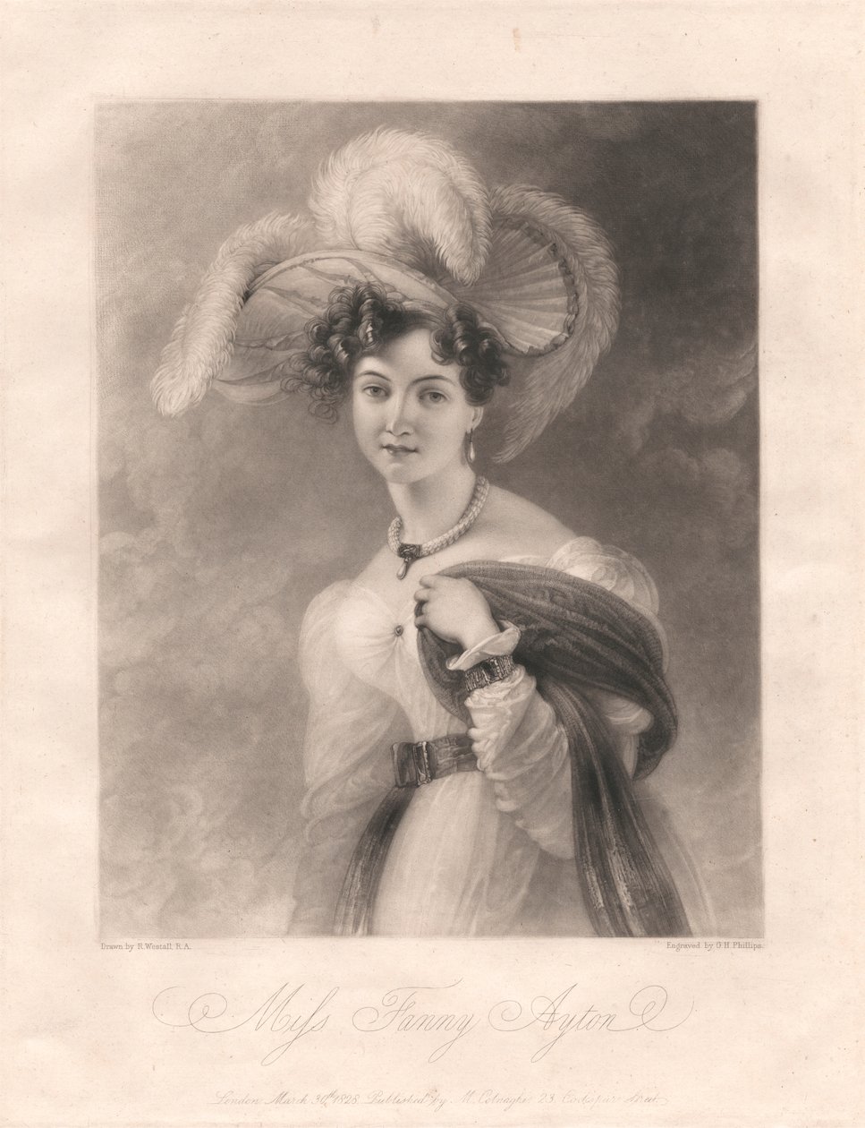 Srta. Fanny Ayton de George H. Phillips