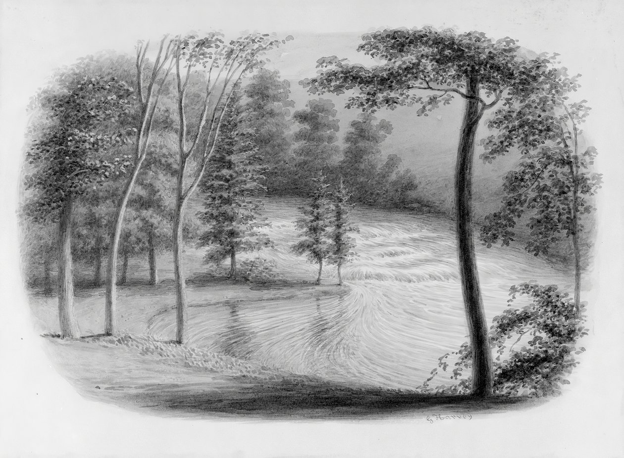 Un Arroyo del Álbum Hosack de George Harvey