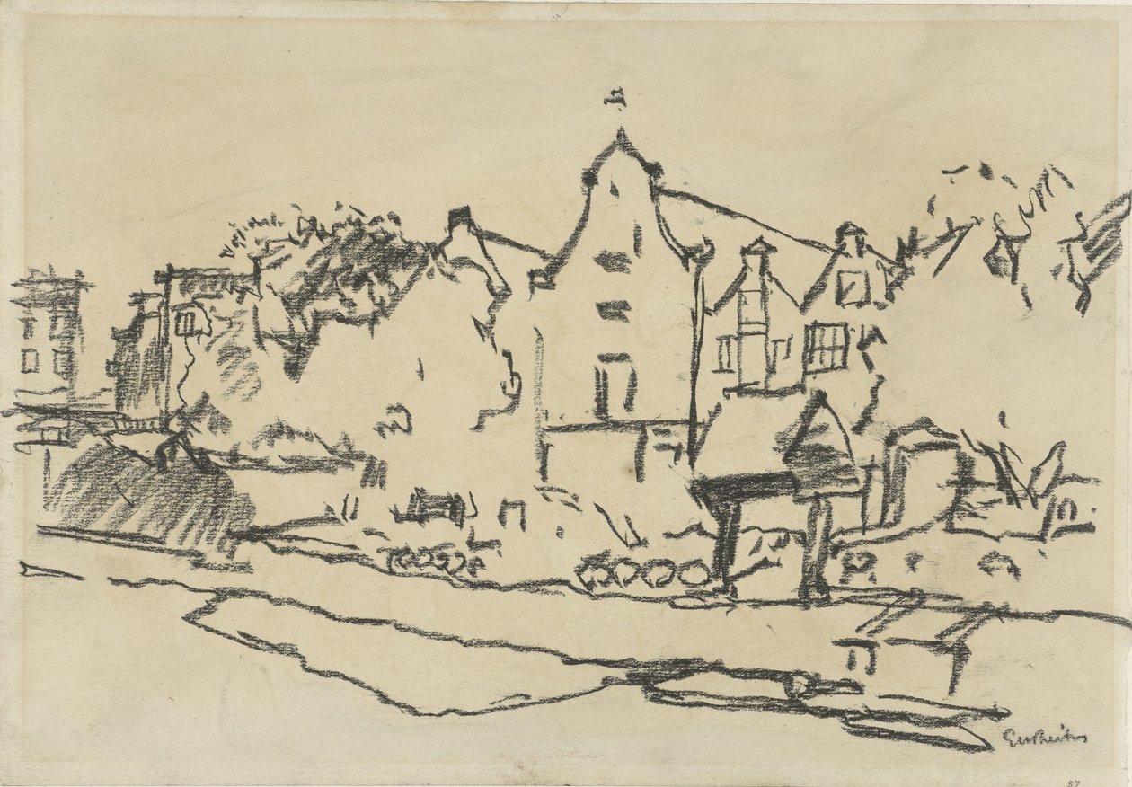 Los jardines de alquitrán de George Hendrik Breitner