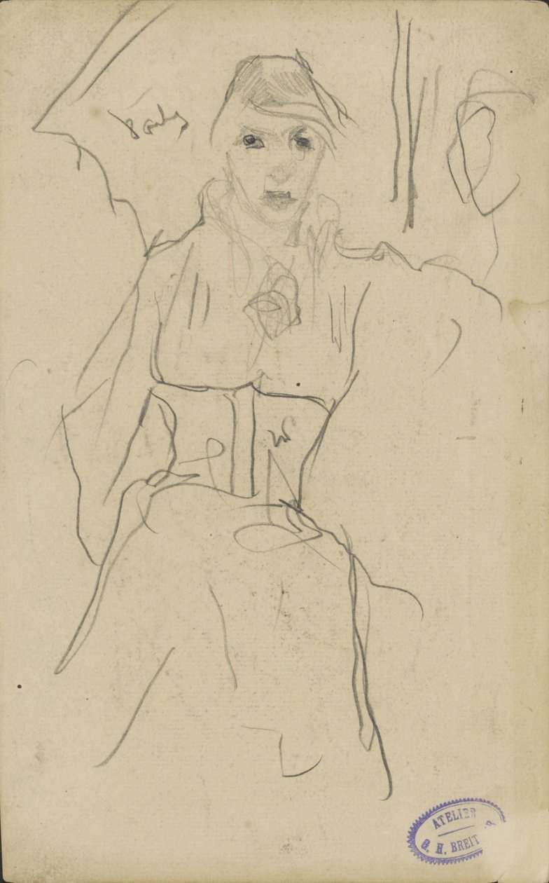 mujer de pie de George Hendrik Breitner