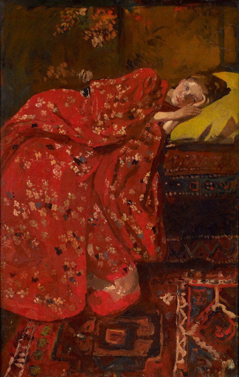 El Kimono Rojo de George Hendrik Breitner