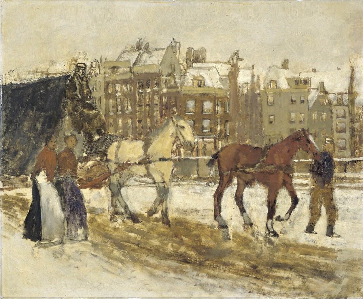 El Rokin, Ámsterdam de George Hendrik Breitner
