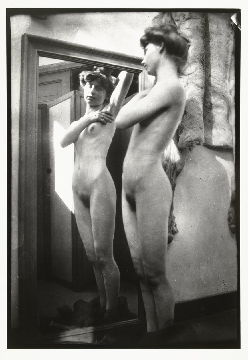 Desnudo femenino frente al espejo de George Hendrik Breitner