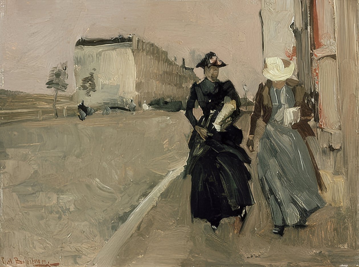 Ráfaga de viento. Alrededor de 1900 de George Hendrik Breitner