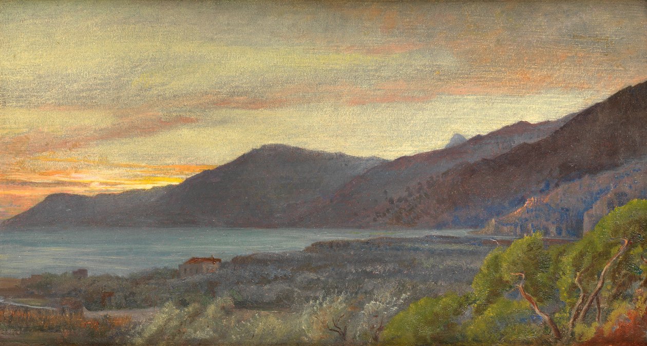 Vista desde Bordighera, 1882 de George Howard