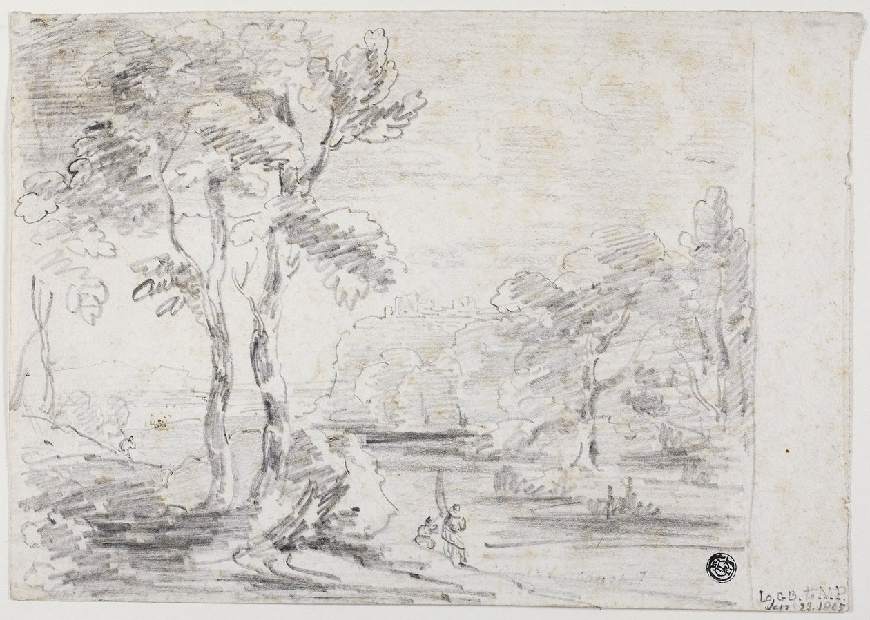 Paisaje arcadiano, 1805 de George Howland Beaumont
