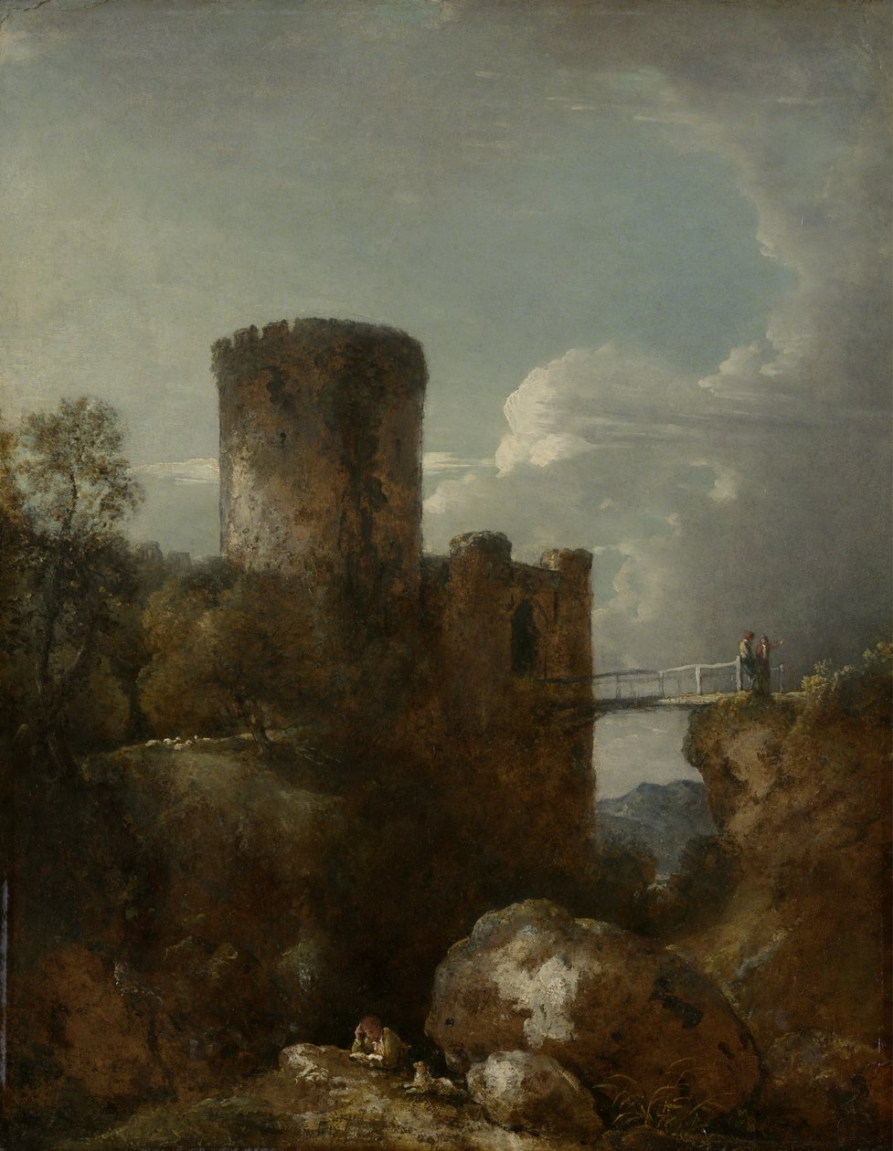 Castillo de Conway, 1809 de George Howland Beaumont