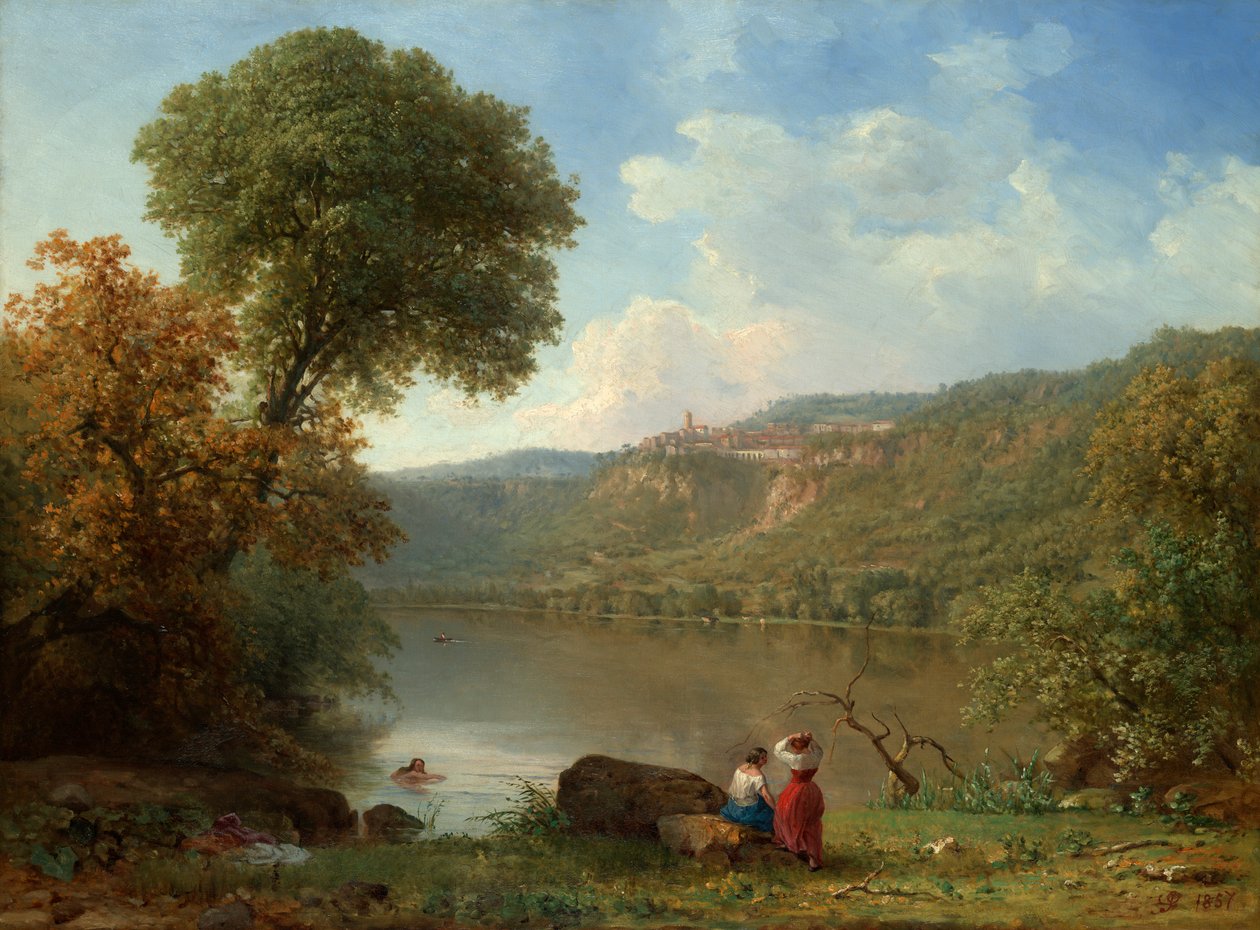 Lago Nemi de George Inness