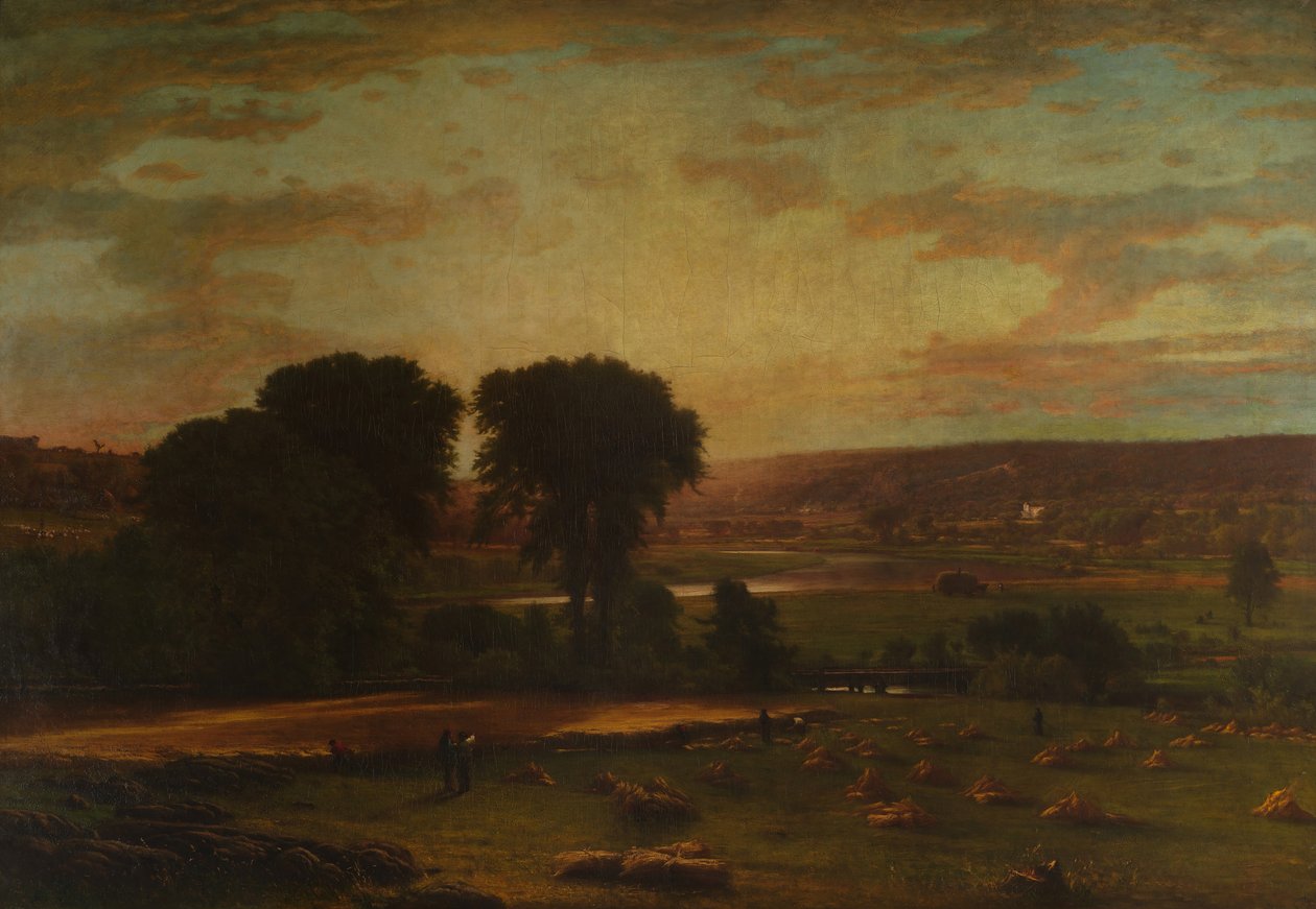 Paz y abundancia, 1865 de George Inness