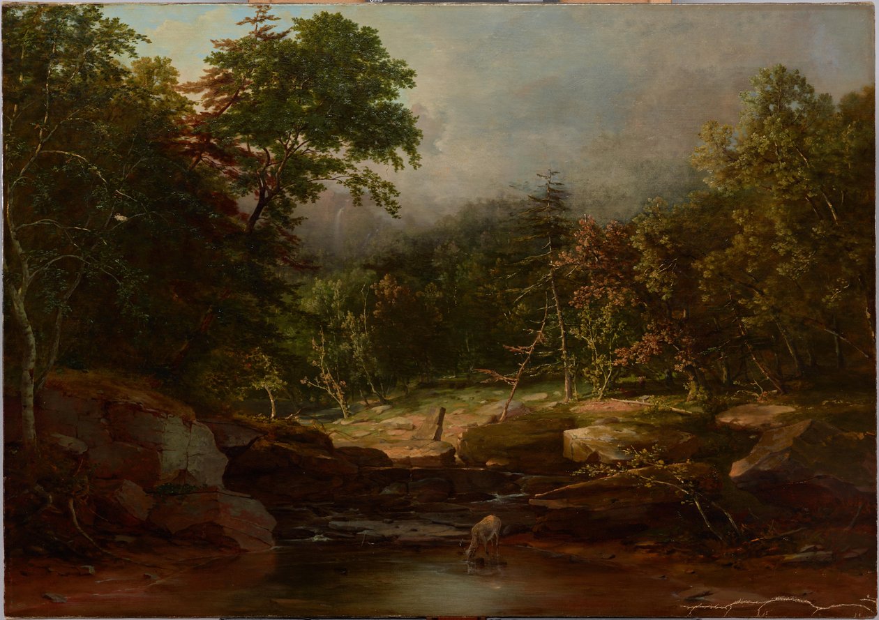 Arroyo en las montañas de George Inness