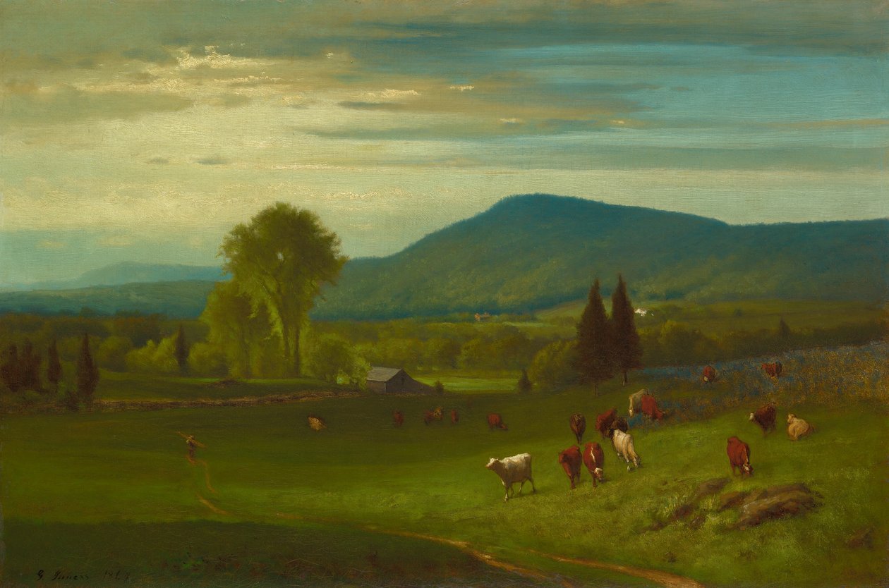 Verano en los Catskills de George Inness