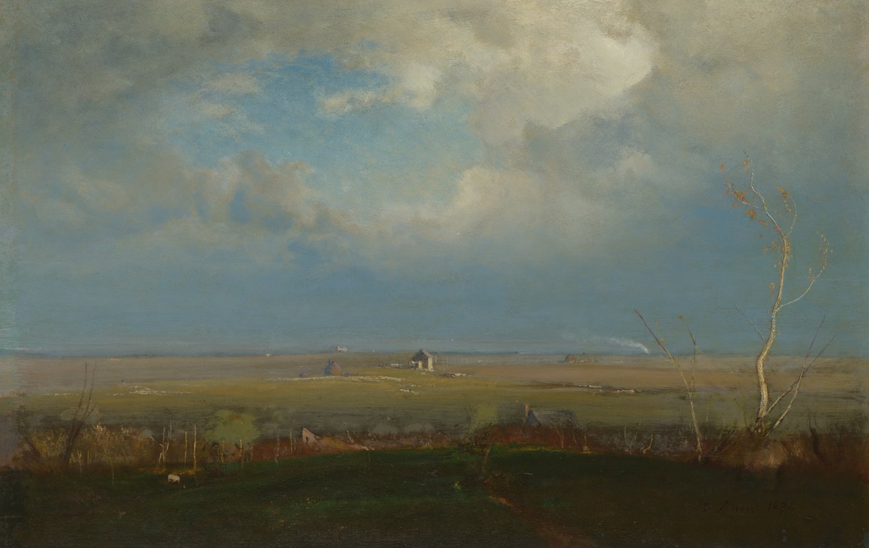 Crepúsculo en Italia de George Inness