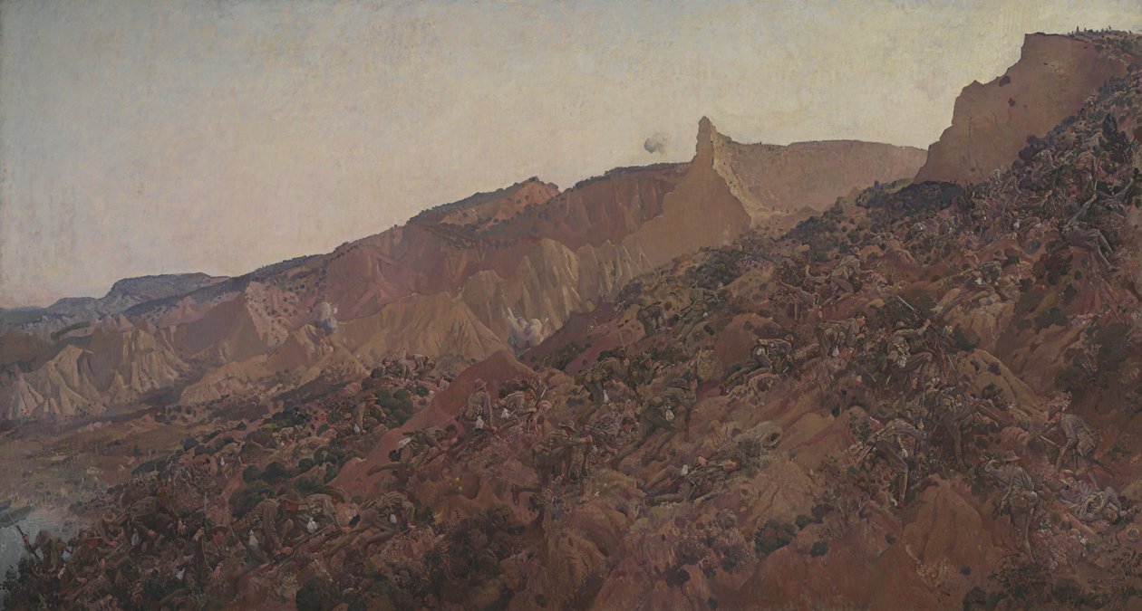 Anzac, el desembarco 1915 de George Lambert