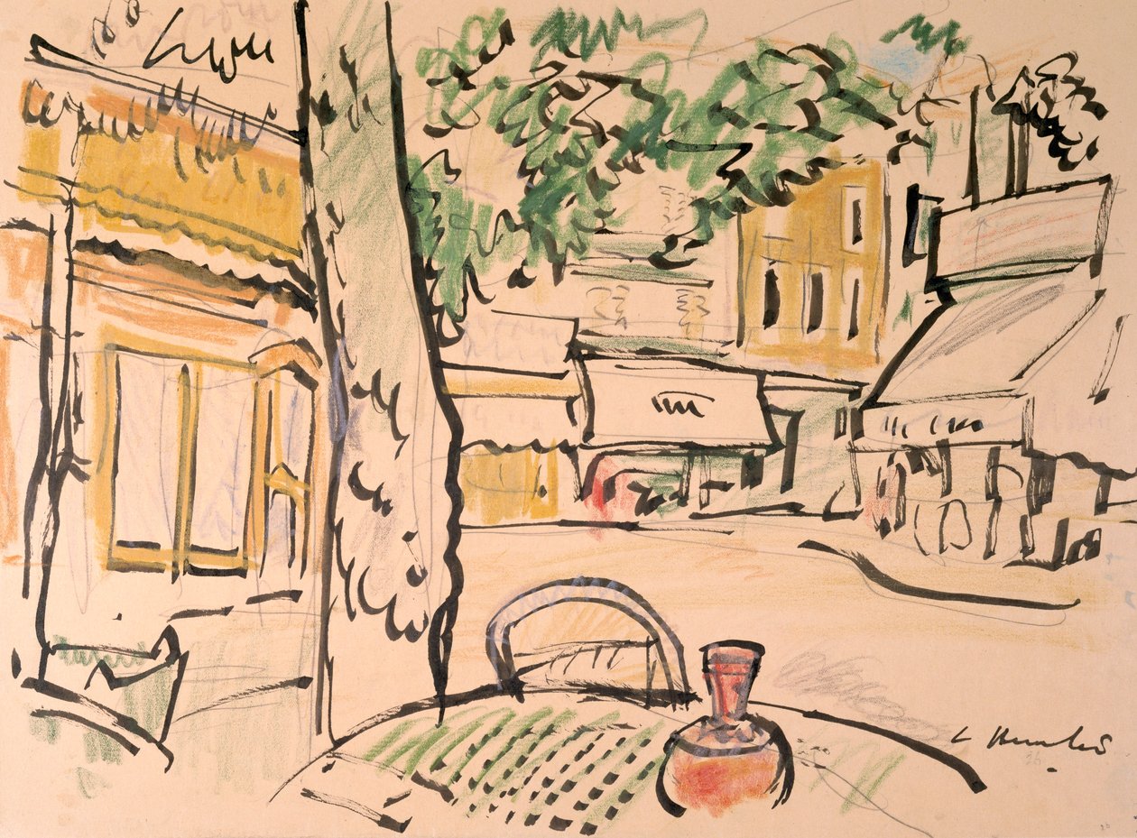Plaza de Vence de George Leslie Hunter