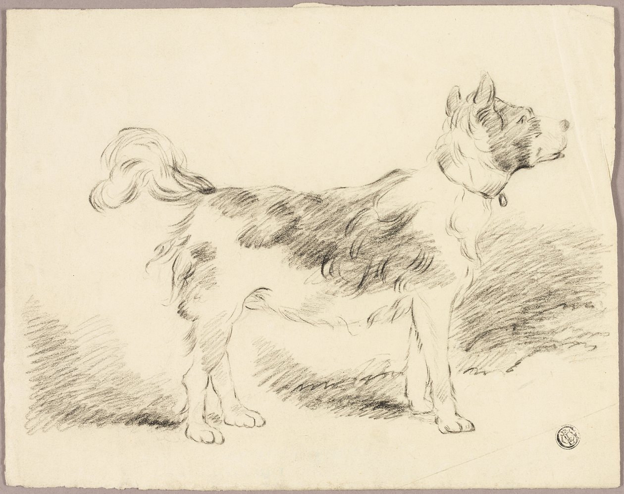 Perro pastor de George Morland