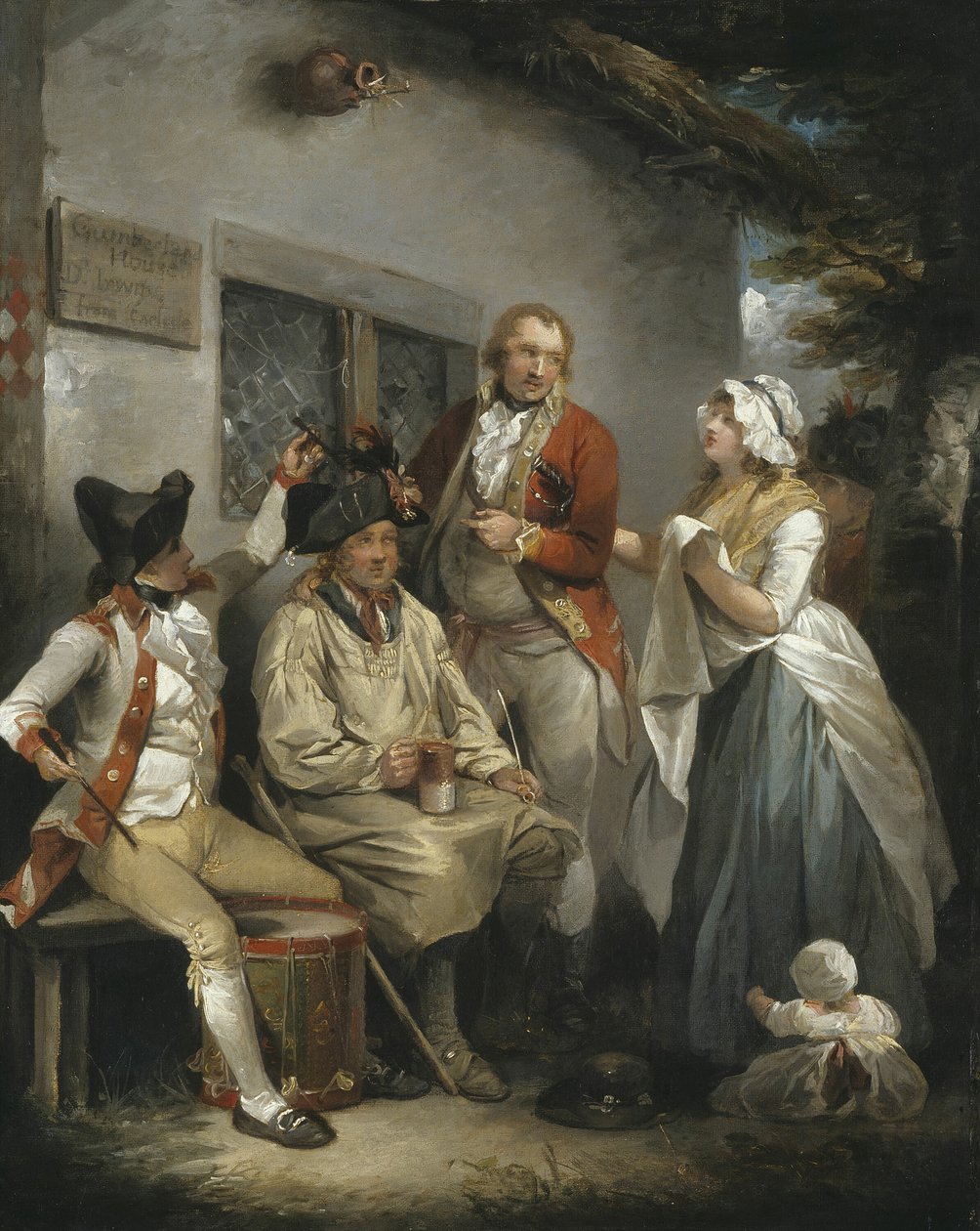 Trepanación de un recluta, c. 1790 de George Morland