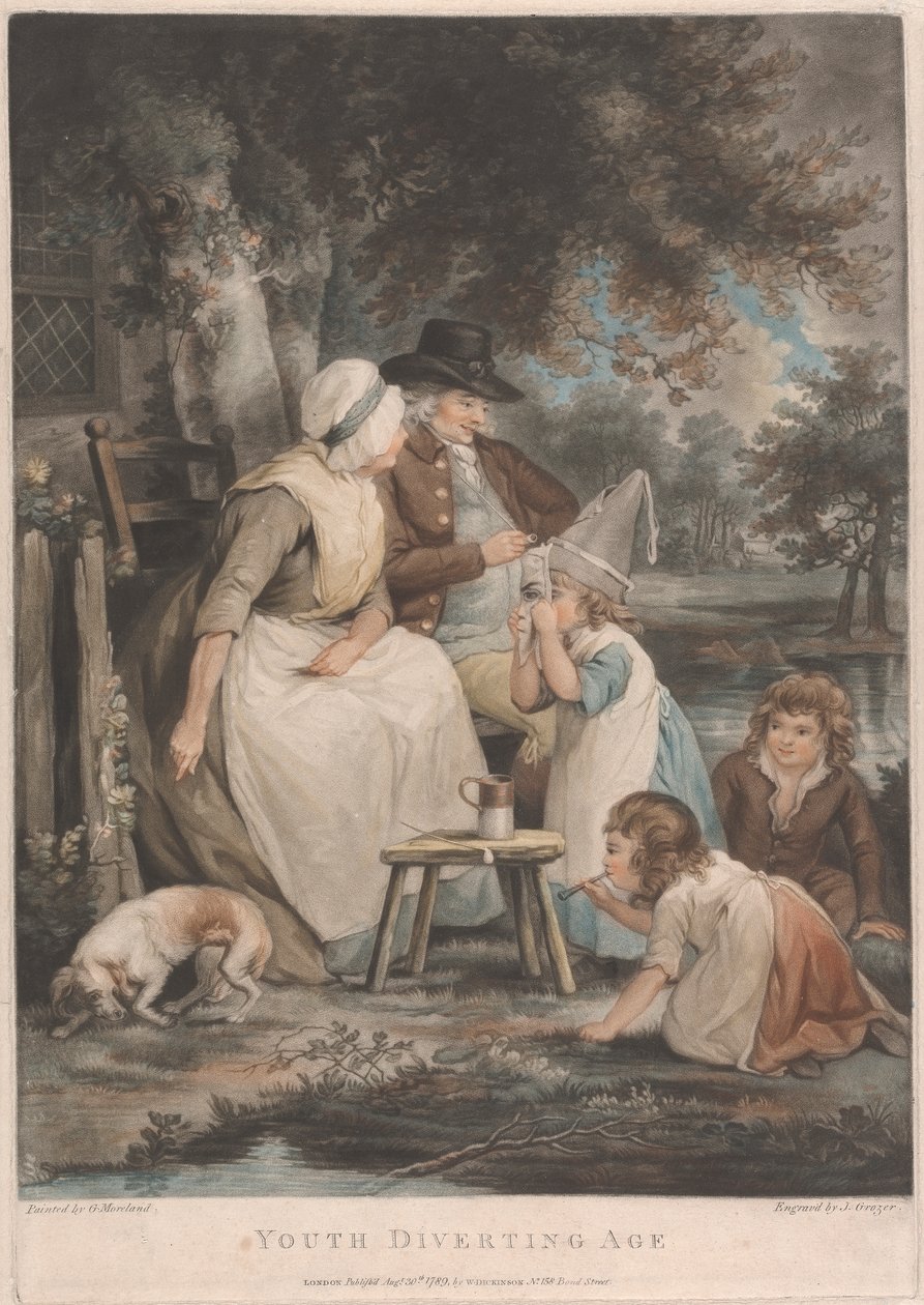 Juventud Edad de desvío de George Morland