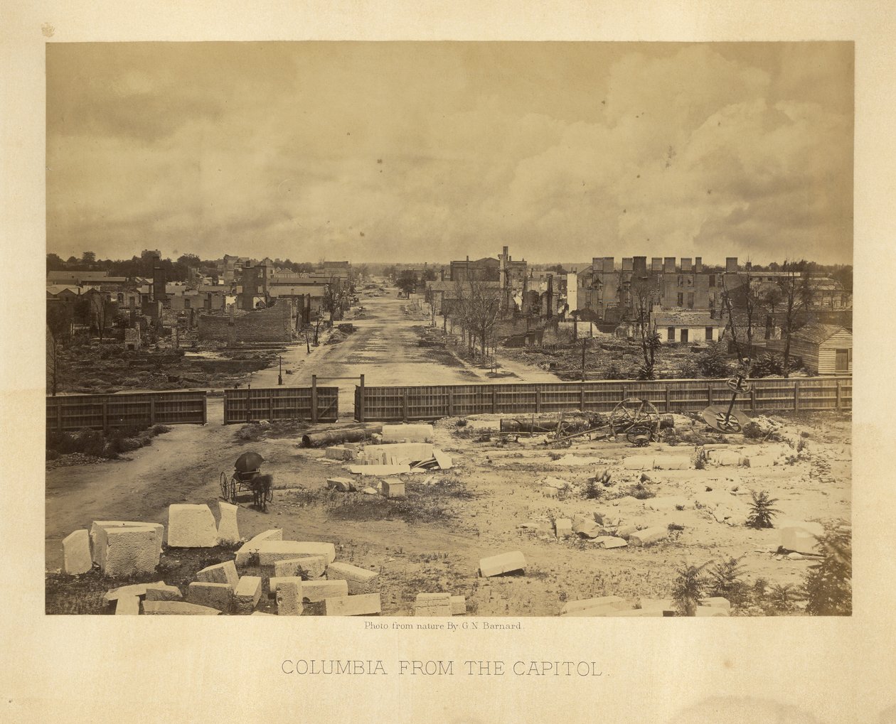 Columbia desde el Capitolio de George N. Barnard