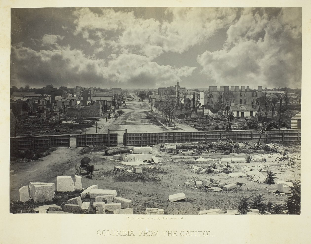 Columbia desde el Capitolio de George N. Barnard