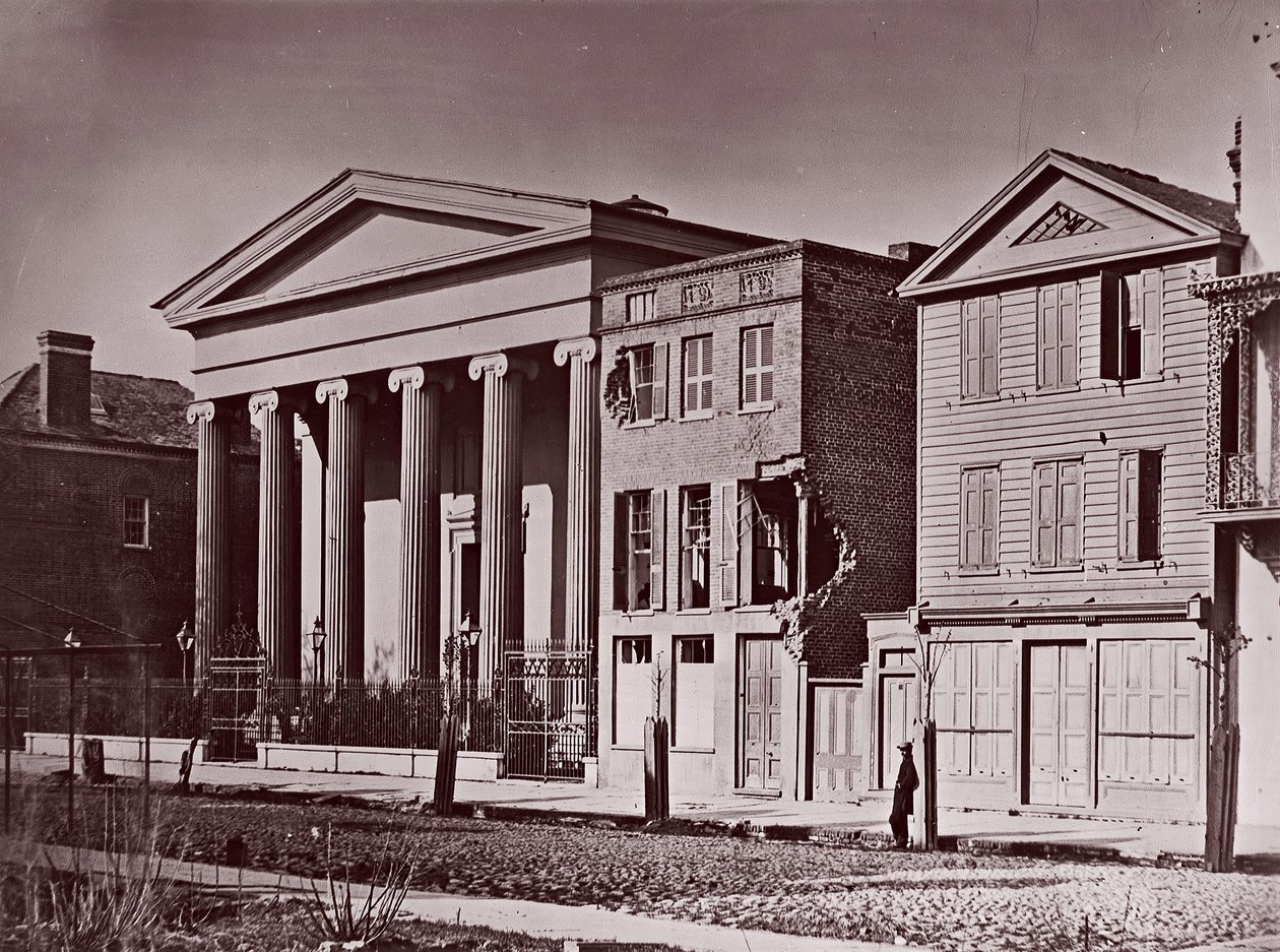 Salón Hiberniano, Charleston, ca. 1864 de George N. Barnard