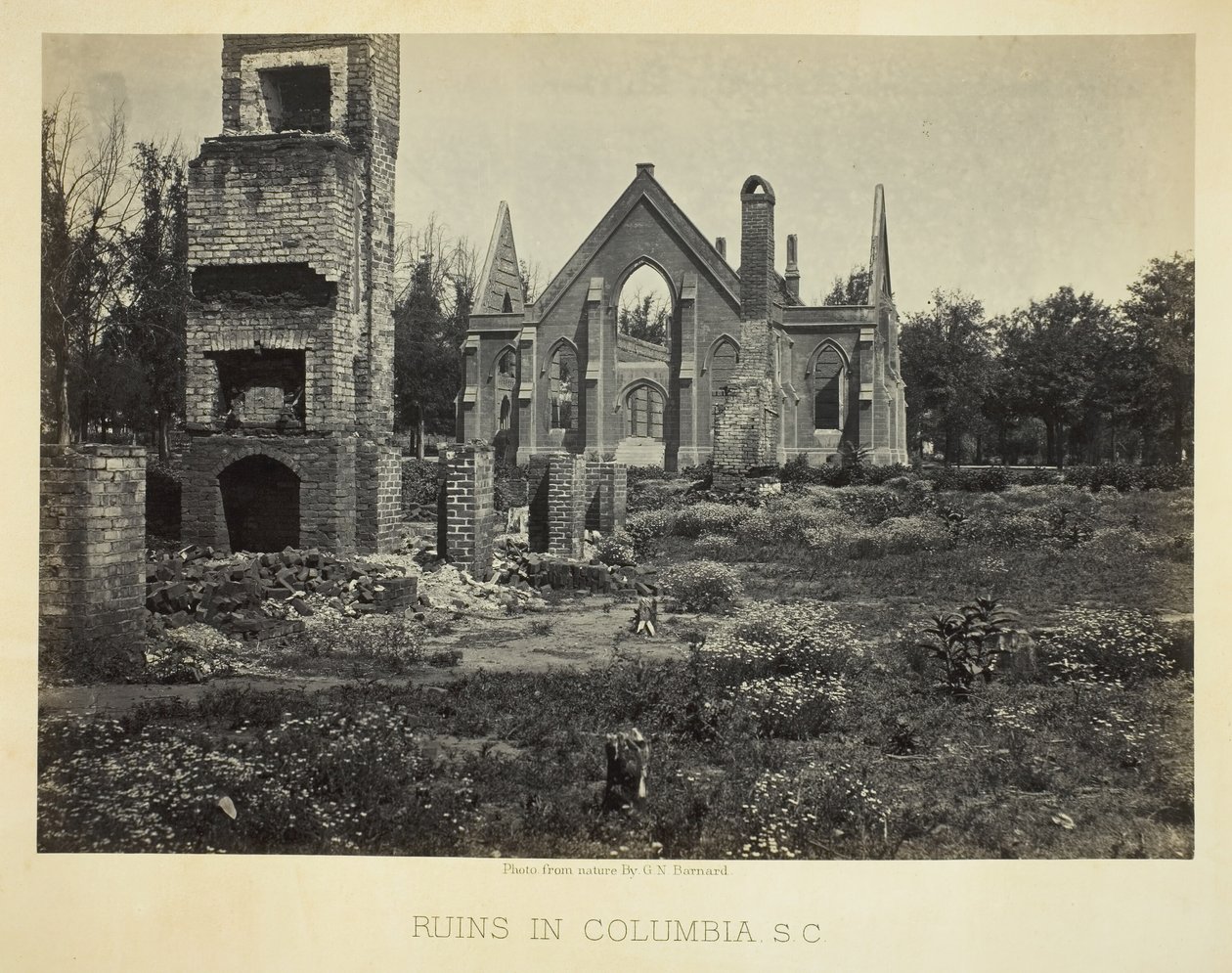 Ruinas en Columbia, S.C., 1865 de George N. Barnard