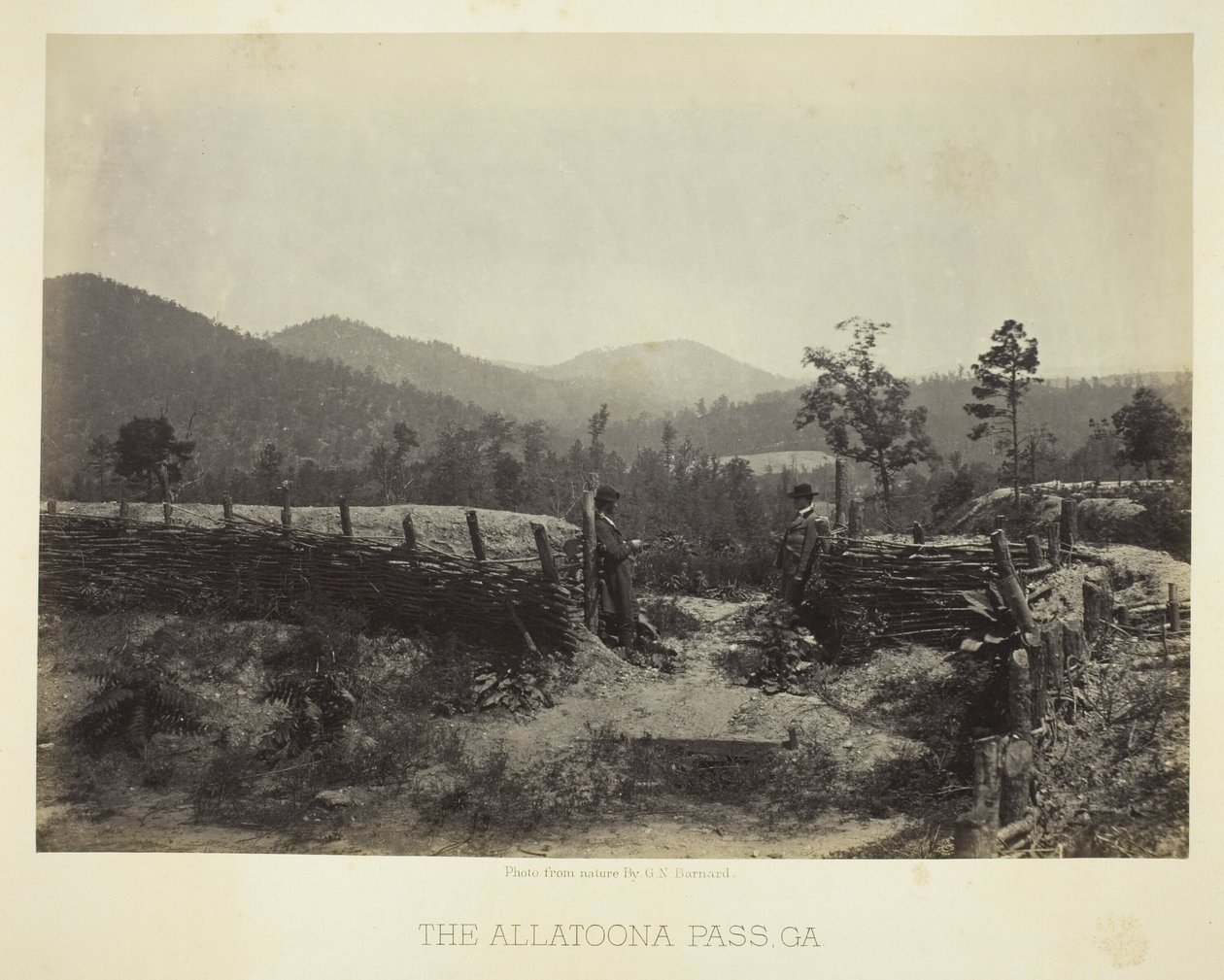 El Paso de Allatoona, GA de George N. Barnard