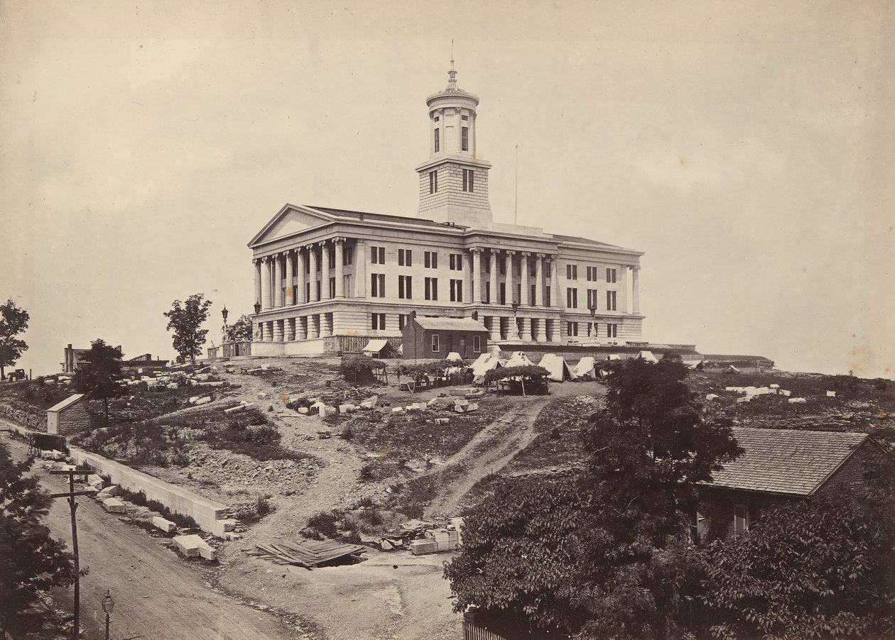 El Capitolio, Nashville, Tennessee, década de 1860 de George N. Barnard