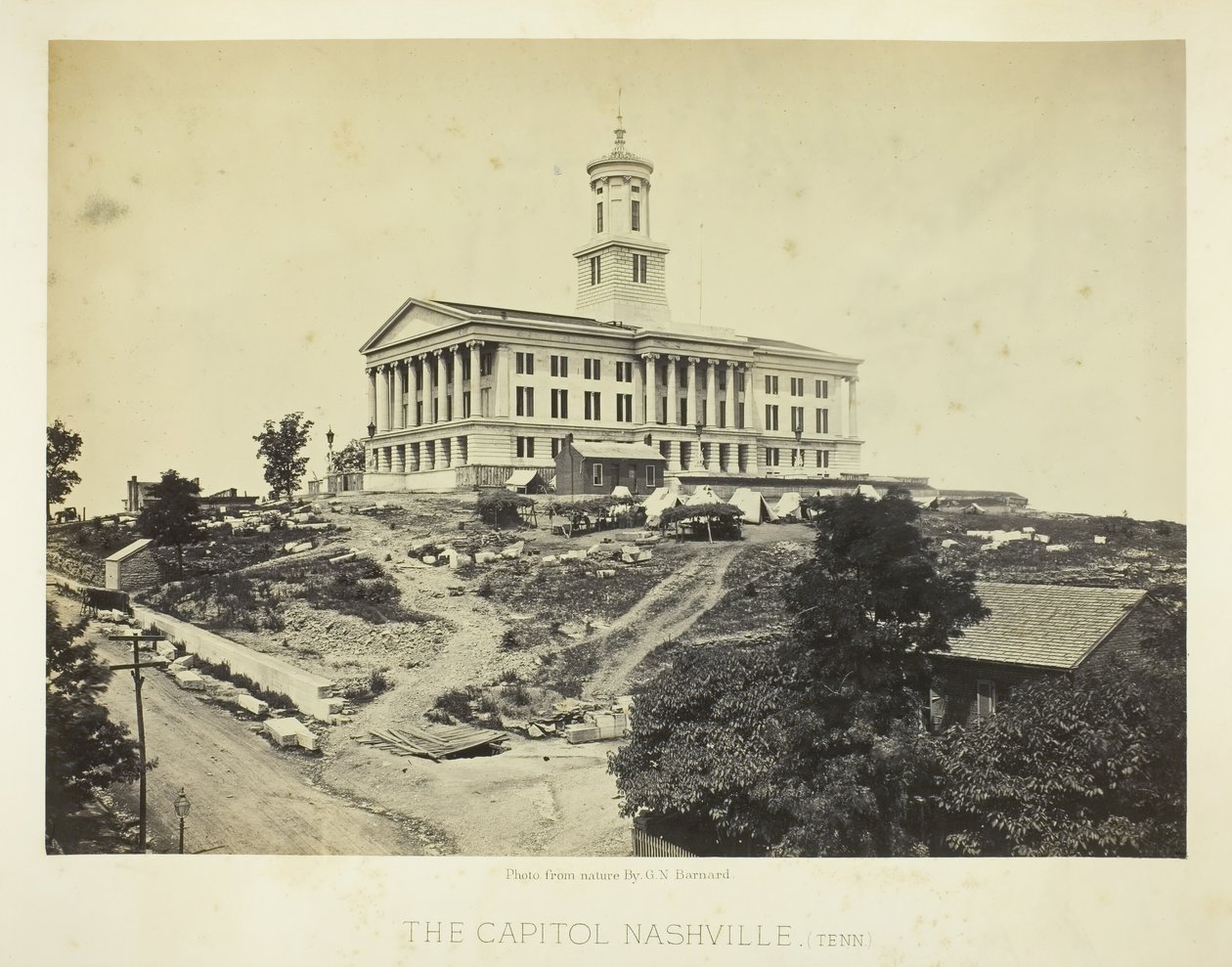 El Capitolio, Nashville, Tennessee de George N. Barnard