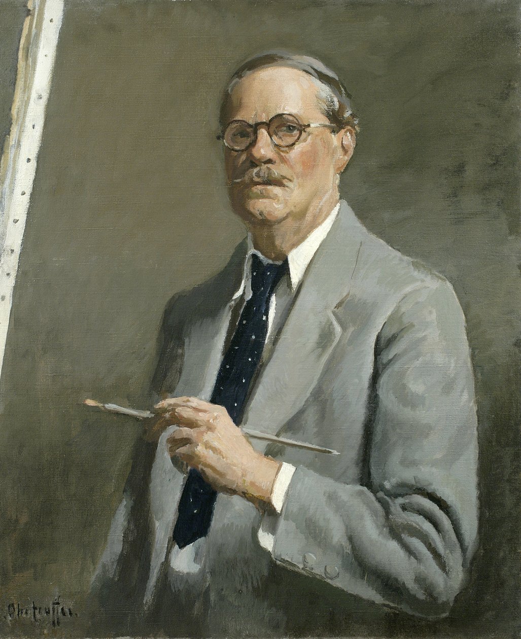 Autorretrato de George Oberteuffer