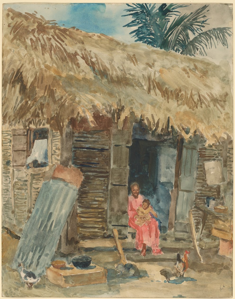 Cabaña en Trinidad de George Overbury
