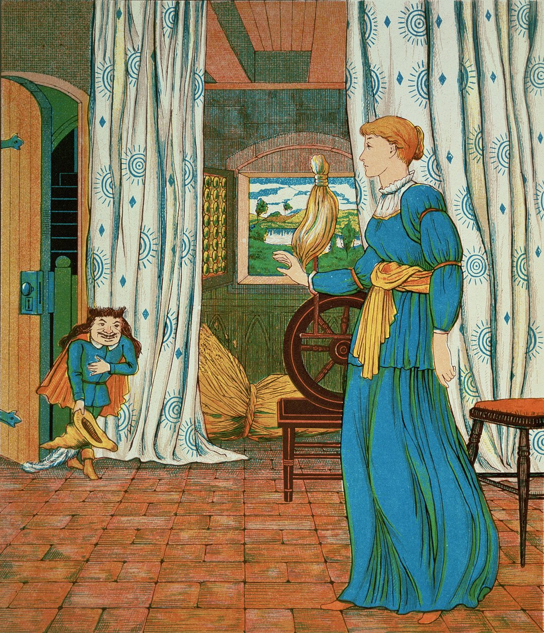 Rumpelstiltskin con la Princesa de George R. Halkett