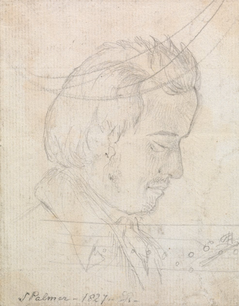 Retrato Cabeza de Samuel Palmer de George Richmond