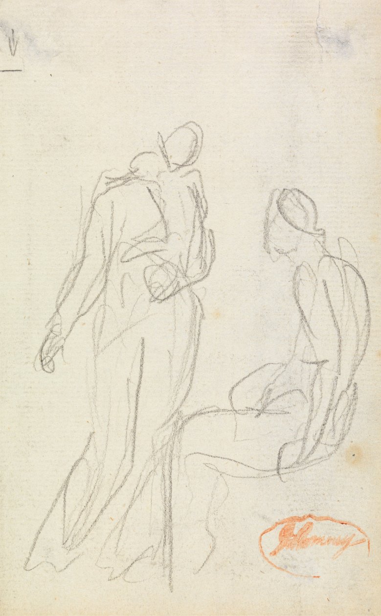 Figura Composición Estudio 2 de George Romney
