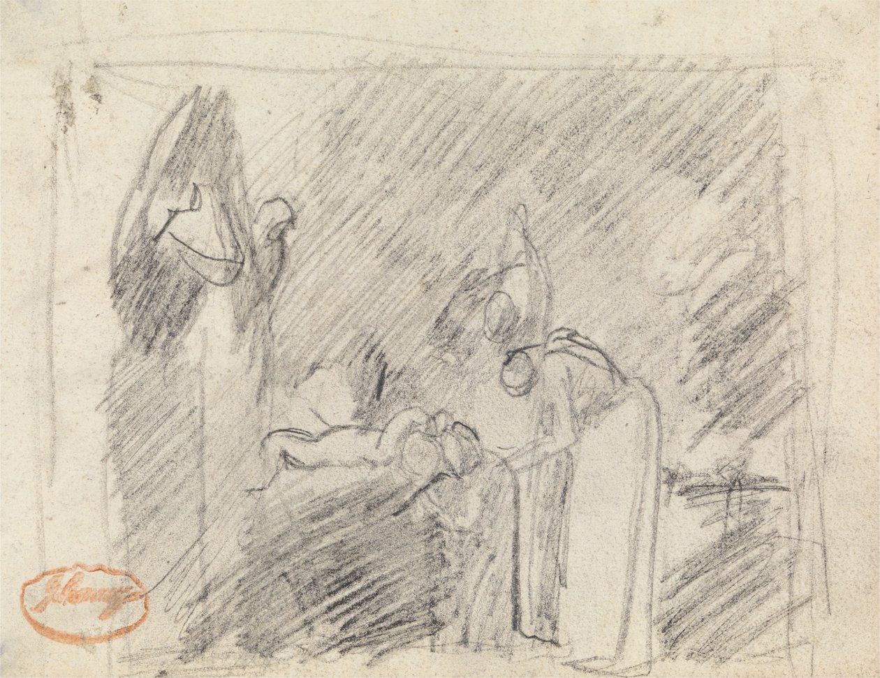 Figura Estudio de composición 42 de George Romney