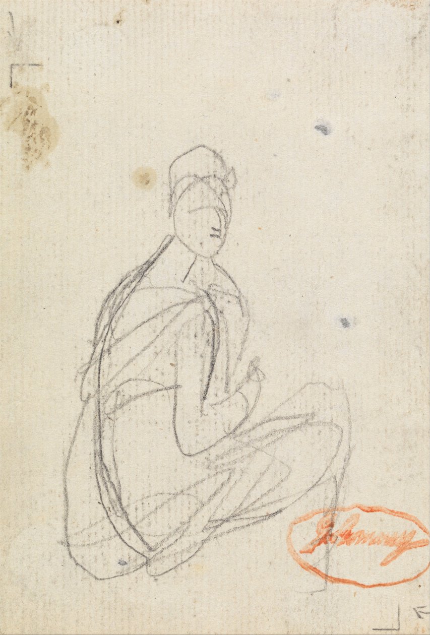 Estudio de la figura de una mujer de George Romney