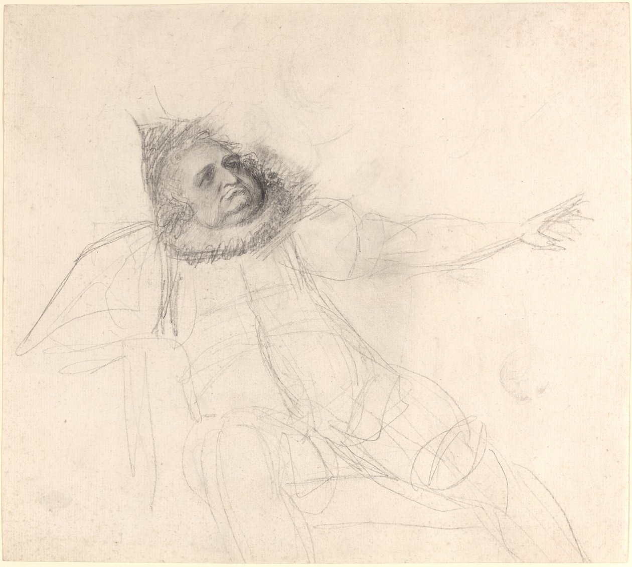 John Henderson como Falstaff de George Romney