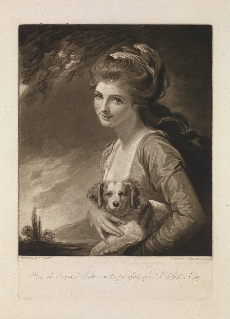 Lady Emma Hamilton de George Romney