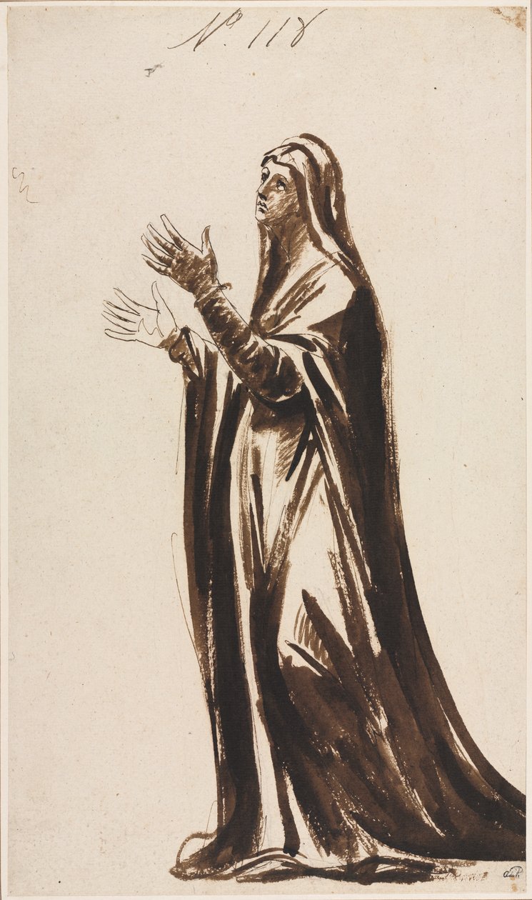 Mater Dolorosa (Mourning Mother) de George Romney