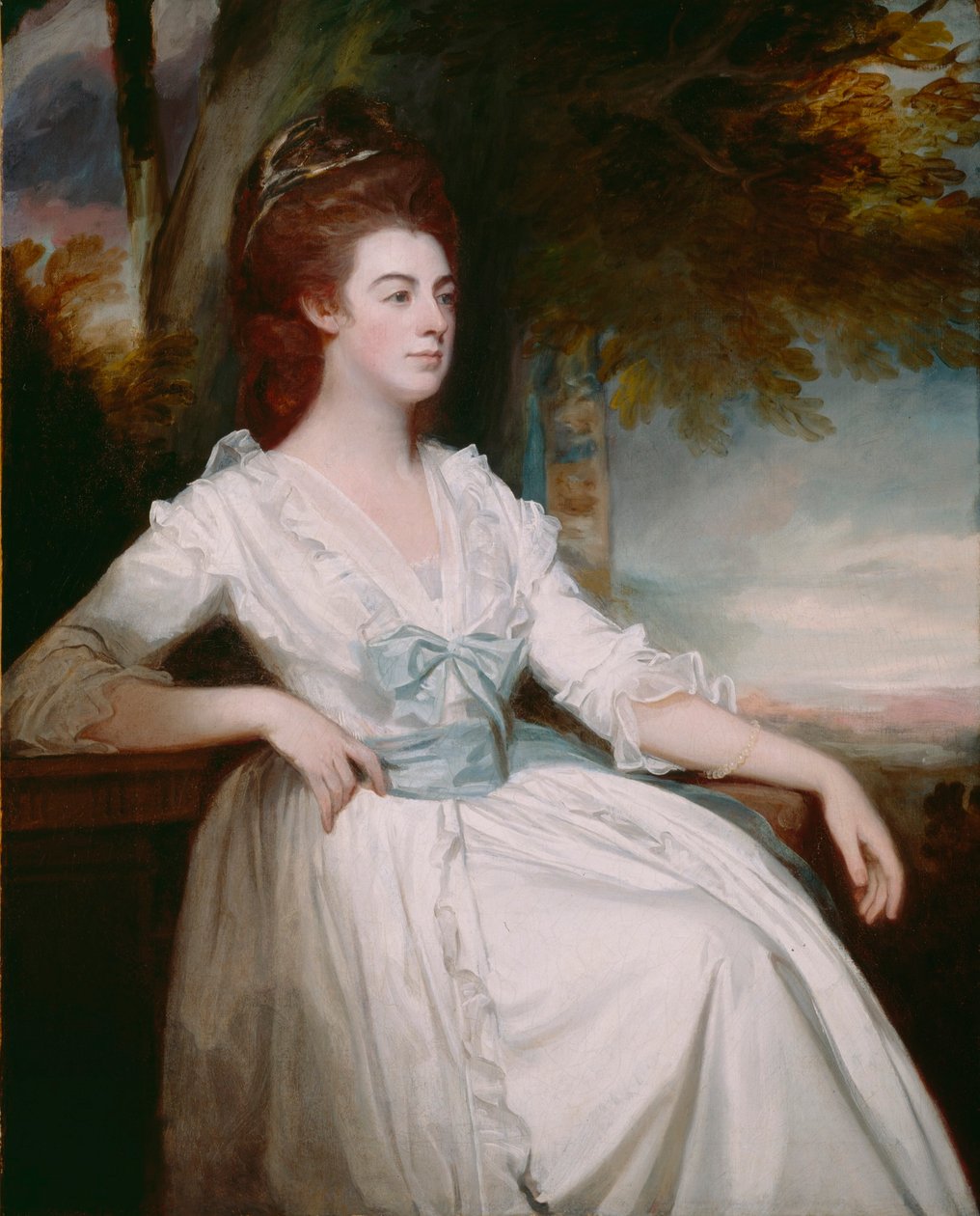 Srta. Clavering de George Romney